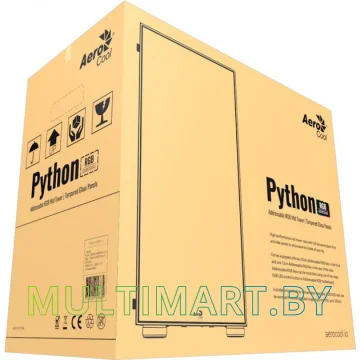 Корпус AeroCool Python Python-G-BK-v1 картинка 10